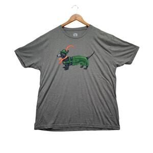Oktoberfest Weiner Daschund Deutschland Germany Doxie Dog Lederhosen T-Shirt 2XL